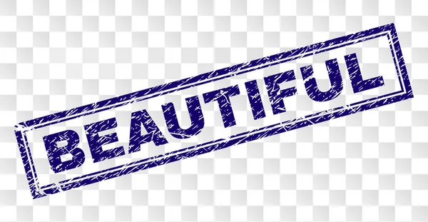 Grunge güzel dikdörtgen damgası