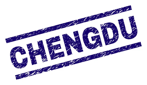 Grunge Chengdu damga mühür dokulu