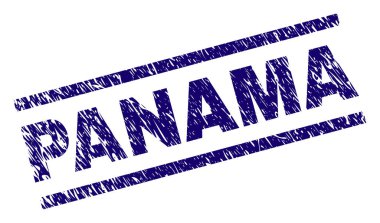 Grunge Panama damga mühür dokulu