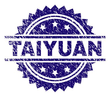 Dokulu Taiyuan damga mühür çizik