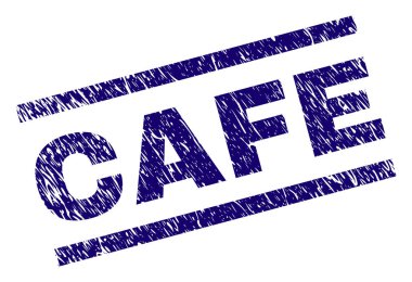 Grunge Cafe damga mühür dokulu