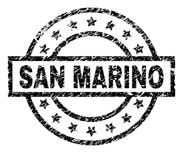 San Marino damga mühür grunge dokulu