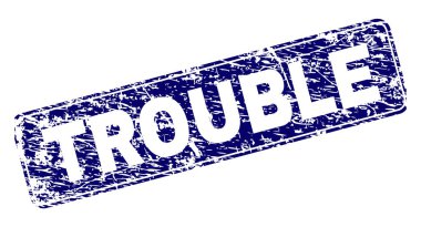 Yuvarlatılmış dikdörtgen damga çizilmiş sorun çerçeveli