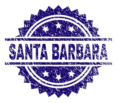 Dokulu Santa Barbara damga mühür çizik