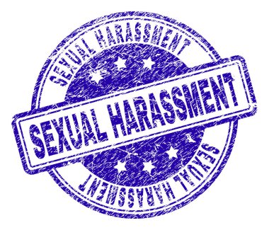 Grunge cinsel taciz damga mühür dokulu