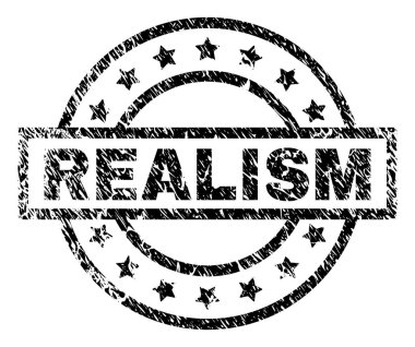 Grunge gerçekçilik damga mühür dokulu