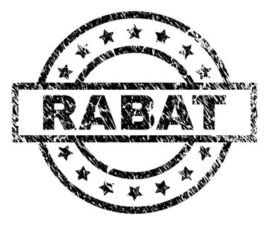 Dokulu Rabat damga mühür çizik