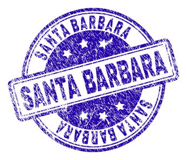 Dokulu Santa Barbara damga mühür çizik
