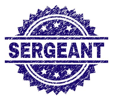 Grunge Çavuş damga mühür dokulu