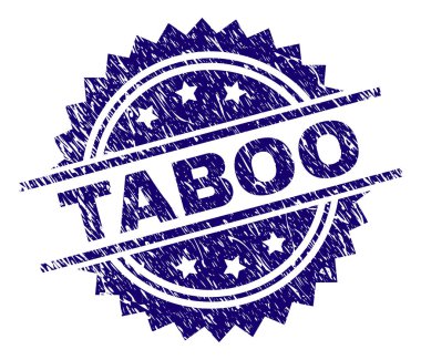 Grunge tabu damga mühür dokulu