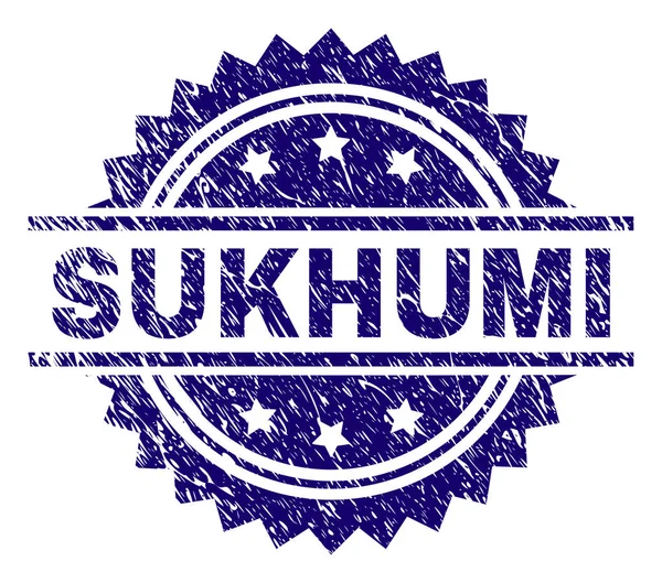 Dokulu Sukhumi damga mühür çizik