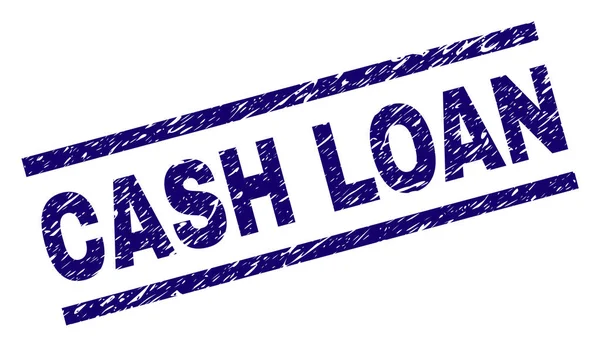 Cash Loan Impressão Selo Com Estilo Grunge Impressão Borracha Vetor — Vetor de Stock