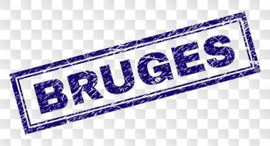 Çizik Bruges dikdörtgen damgası