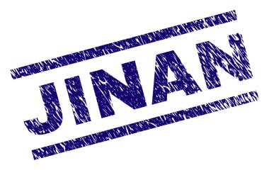 Dokulu Jinan damga mühür çizik