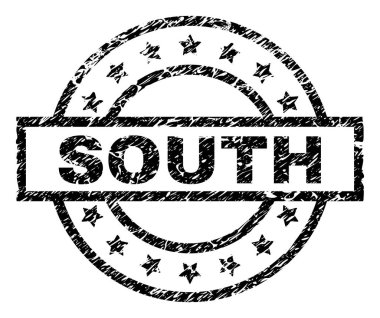 Grunge Güney damga mühür dokulu