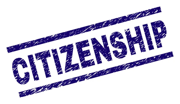 Dokulu vatandaşlık damga mühür çizik