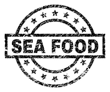 Dokulu deniz gıda damga mühür çizik