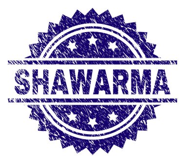 Dokulu Shawarma damga mühür çizik