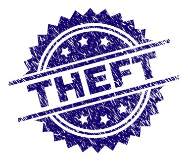 Dokulu hırsızlık damga mühür çizik