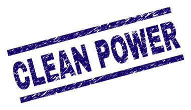 Çizik Dokulu Temiz Güç DamgaSı Mührü