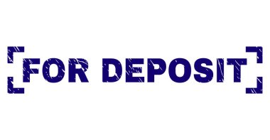 Mevduat damga mühür köşeleri içinde için dokulu çizik