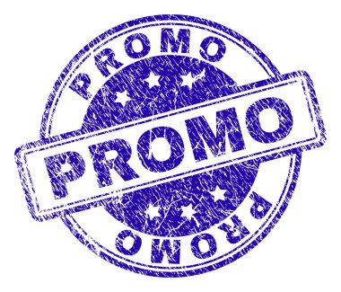 Dokulu Promo damga mühür çizik