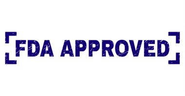 Damga mühür köşeleri içine çizilmiş dokulu Fda onaylı