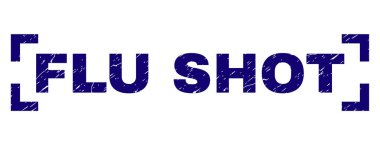 Grunge gribi Shot damga mühür köşeler arasında dokulu