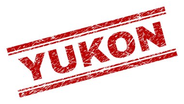Grunge Yukon damga mühür dokulu