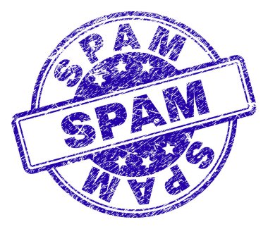 Grunge Spam damga mühür dokulu