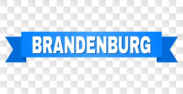 Blauer Streifen mit Brandenburger Titel — Stockvektor