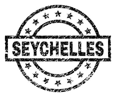 Grunge Seyşeller damga mühür dokulu