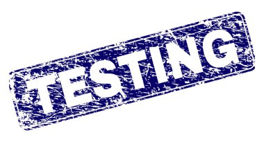 Çizik test yuvarlatılmış dikdörtgen damga çerçeveli