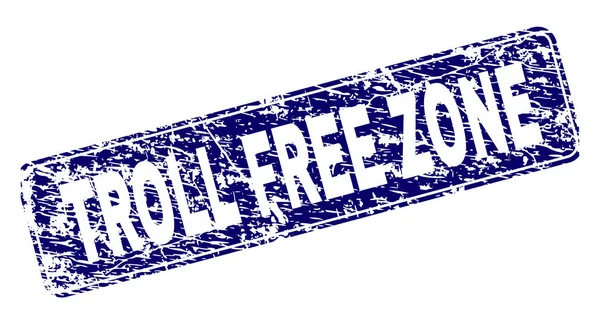 Yuvarlatılmış dikdörtgen damga çizilmiş Troll serbest bölge çerçeveli