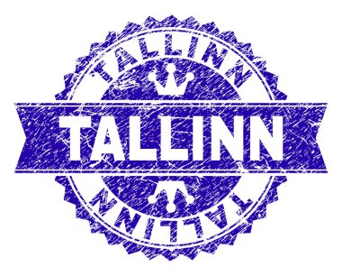 Dokulu Tallinn damga mühür kurdele ile çizik