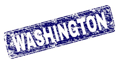Yuvarlatılmış dikdörtgen damga çizilmiş Washington çerçeveli