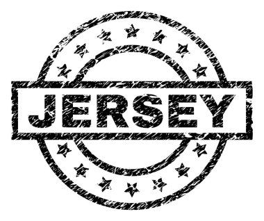 Grunge Jersey damga mühür dokulu