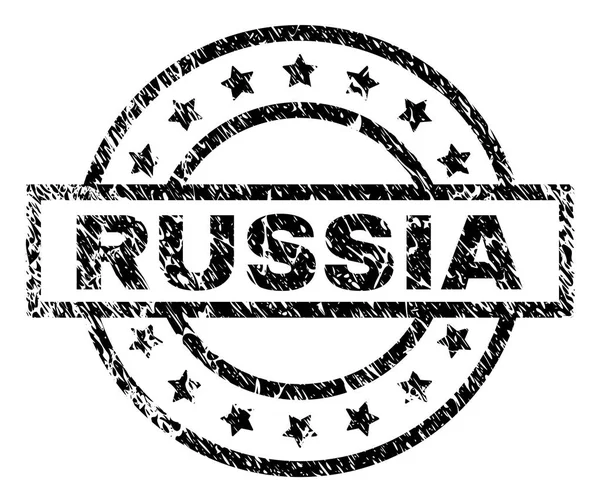 Grunge texturou Rusko destička — Stockový vektor