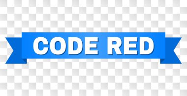 Mavi şerit kod ile kırmızı başlık