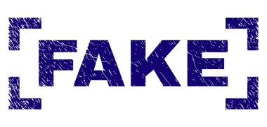 Grunge sahte damga mühür köşeler arasında dokulu