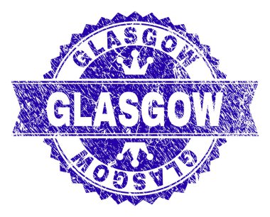 Kurdele ile Çizik Dokulu Glasgow Damga Mührü