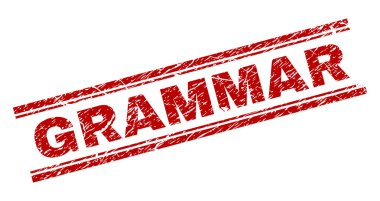 Dokulu dilbilgisi damga mühür çizik