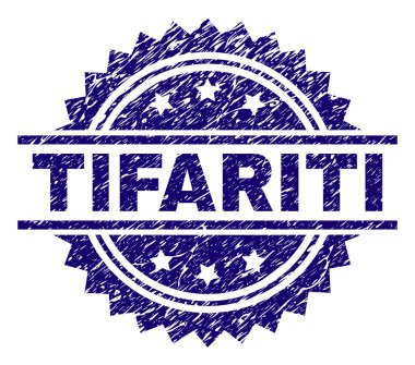 Tifariti damga mühür grunge dokulu