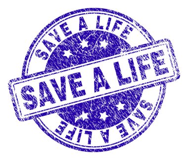 Grunge dokulu bir hayatı damga mühür kaydetmek