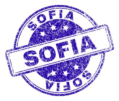 Dokulu Sofia damga mühür çizik