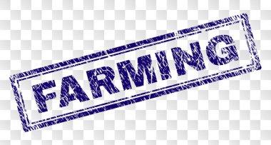 Grunge FARMING Rectangle Stamp