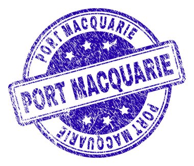 Dokulu Port Macquarie damga mühür çizik