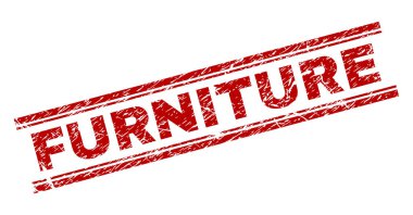 Grunge mobilya damga mühür dokulu