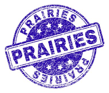Çizik dokulu Prairies damga mühür