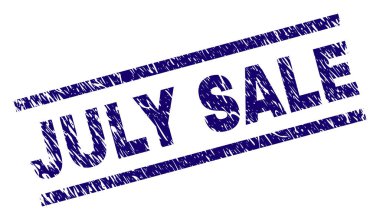 Grunge Temmuz Satılık damga mühür dokulu